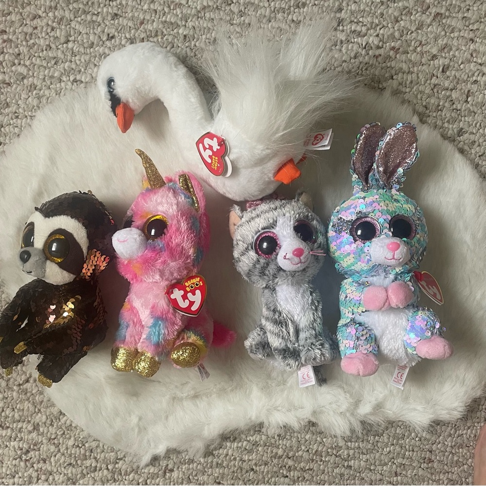 Ty Beanie Babies Bundle Small Plush Toys